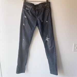 blank nyc black distressed skinny jean